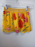 Old Navy Floral Yellow Skirt