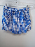 Copper Key Blue and White Gingham Shorts