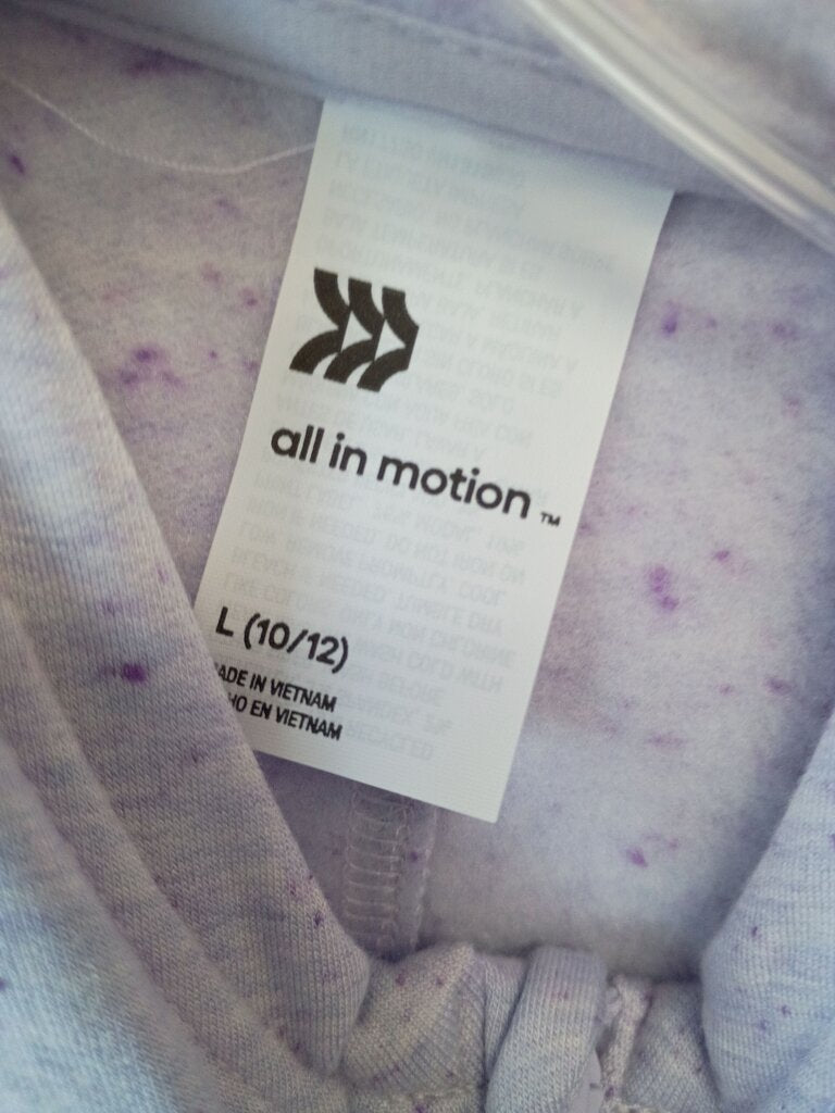 All in Motion Purple Zip Hoodie