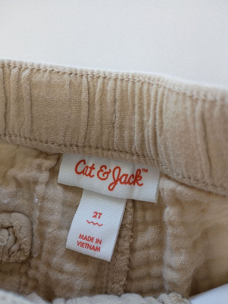 Cut & Jack Boys' Beige Shorts