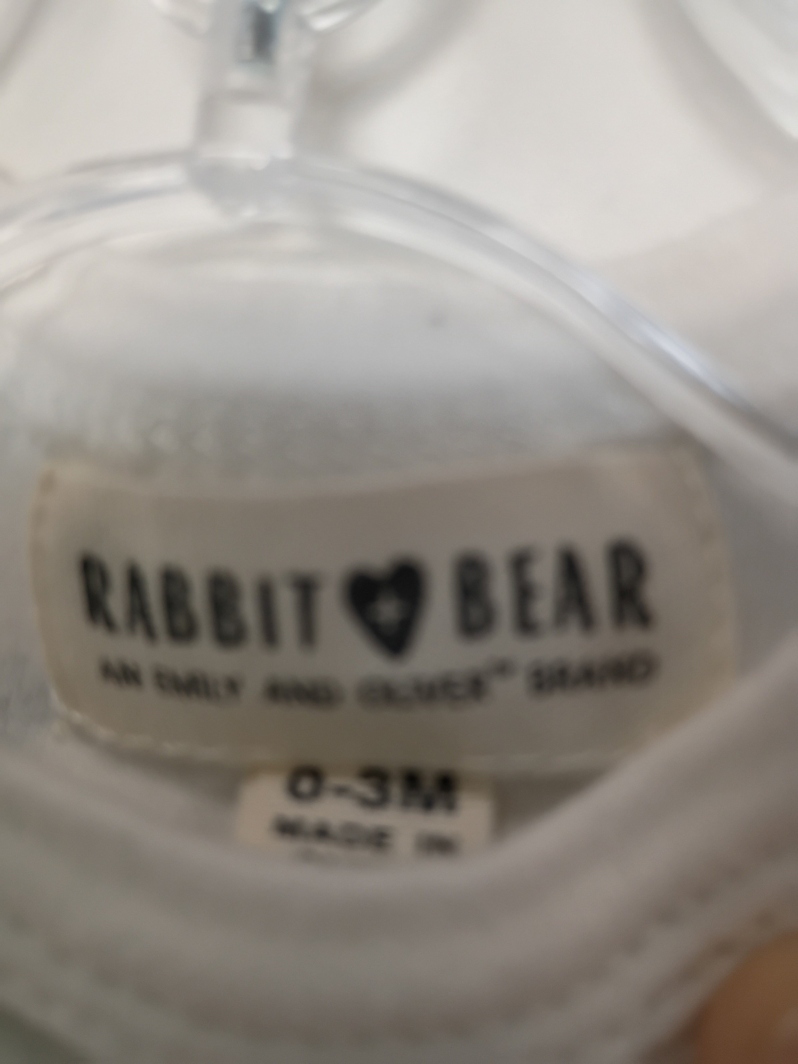 Rabbit Bear Long-sleeve Onesie